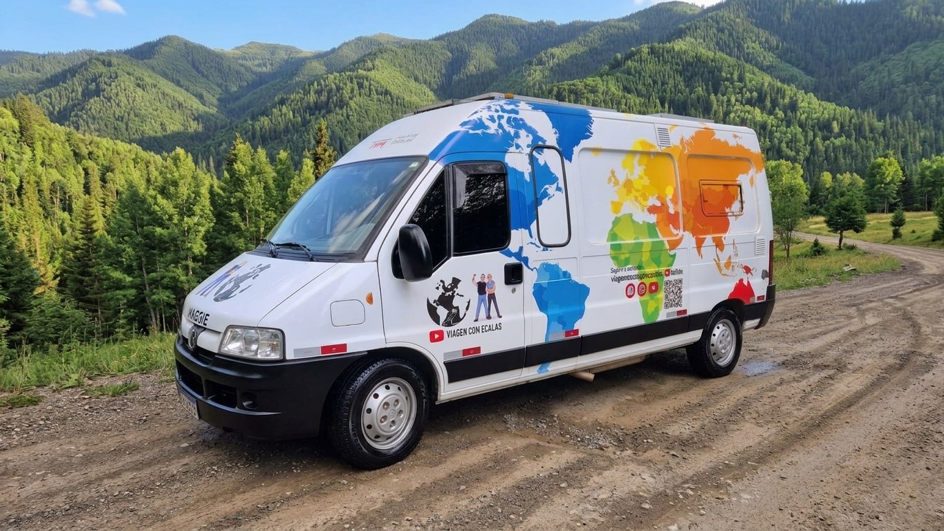 Maggie, a van motorhome do Viagem COM Escalas